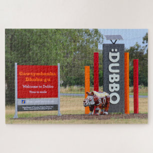 Welkom in Dubbo, Australië, bord Legpuzzel