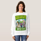 Welkom in Eddie's wereld van leren en onderwijs Trui (Voorkant volledig)