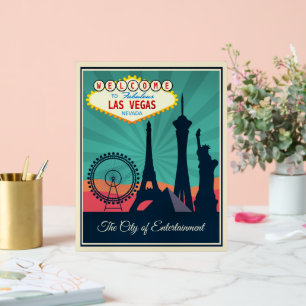 Welkom in Fabulous Las Vegas Acryl Bord