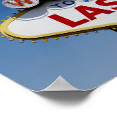 Welkom in Fabulous Las Vegas - beroemd teken Poster (Hoek)