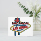 Welkom in Fabulous Las Vegas Briefkaart (Staand voorkant)