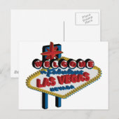 Welkom in Fabulous Las Vegas Briefkaart (Voorkant / Achterkant)