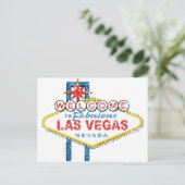 Welkom in Fabulous Las Vegas Briefkaart (Staand voorkant)