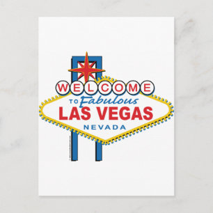 Welkom in Fabulous Las Vegas Briefkaart