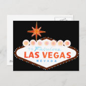 Welkom in Fabulous Las Vegas Briefkaart (Voorkant / Achterkant)