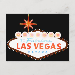 Welkom in Fabulous Las Vegas Briefkaart
