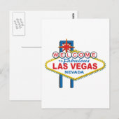 Welkom in Fabulous Las Vegas Briefkaart (Voorkant / Achterkant)