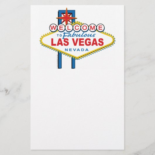 Welkom in Fabulous Las Vegas Briefpapier (Voorkant)