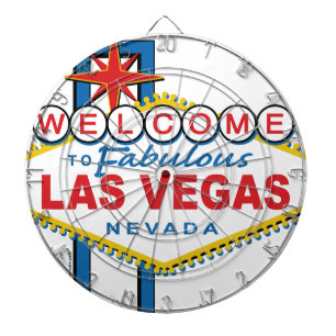 Welkom in Fabulous Las Vegas Dartbord