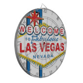 Welkom in Fabulous Las Vegas Dartbord (Voorkant Links)