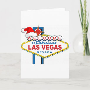 Welkom in Fabulous Las Vegas Feestdagen Kaart