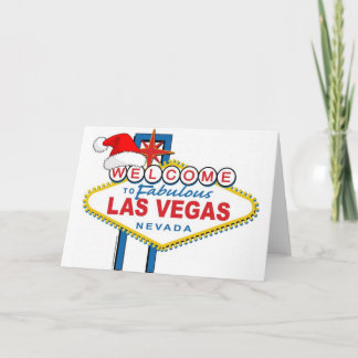 Welkom in Fabulous Las Vegas Feestdagen Kaart