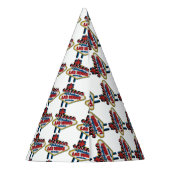 Welkom in Fabulous Las Vegas Feesthoedjes (Achterkant)