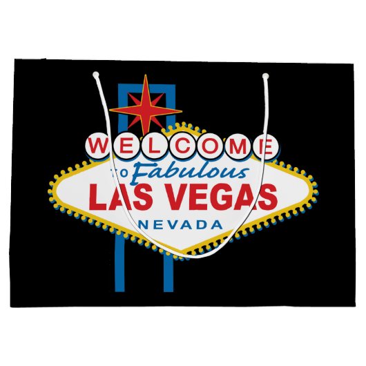 Welkom in Fabulous Las Vegas Groot Cadeauzakje (Achterkant)
