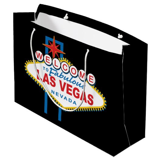Welkom in Fabulous Las Vegas Groot Cadeauzakje (Achterkant Gekanteld)