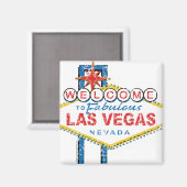 Welkom in Fabulous Las Vegas Magneet (Voorkant / Achterkant)