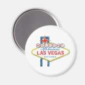 Welkom in Fabulous Las Vegas Magneet (Voorkant / Achterkant)
