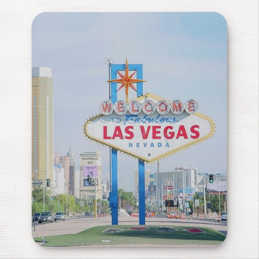 Welkom in Fabulous Las Vegas Mousepad! Muismat (Voorkant)