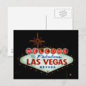 Welkom in Fabulous Las Vegas - Nevada Briefkaart (Voorkant / Achterkant)