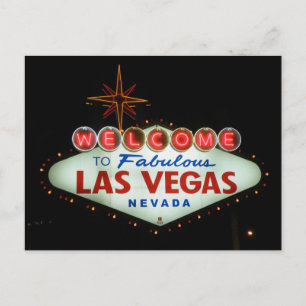 Welkom in Fabulous Las Vegas - Nevada Briefkaart