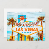 Welkom in Fabulous Las Vegas, Nevada Briefkaart (Voorkant / Achterkant)