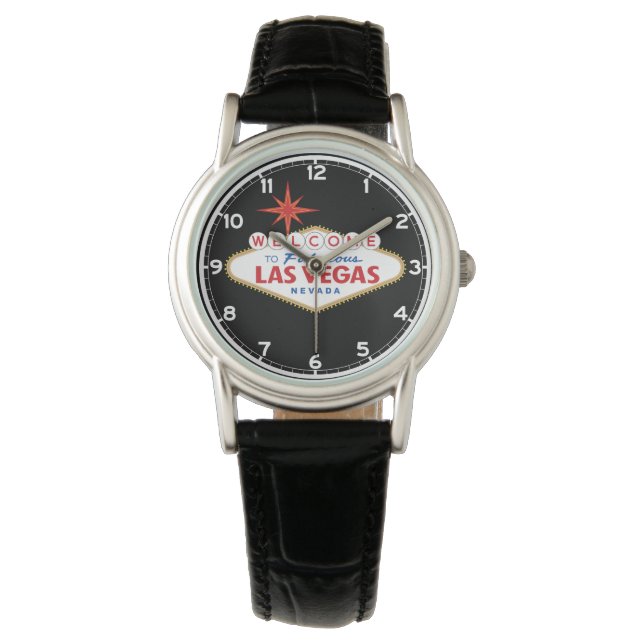Welkom in Fabulous Las Vegas, Nevada Horloge (Voorkant)