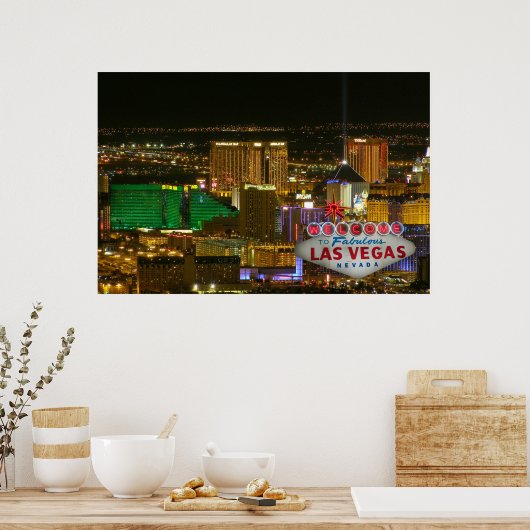 Welkom in Fabulous Las Vegas, Nevada Poster (Keuken)