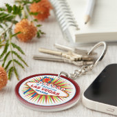 Welkom in Fabulous Las Vegas Nevada Sleutelhanger (Voorkant Rechts)