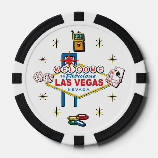 Welkom in Fabulous Las Vegas Poker Chips (Voorkant)