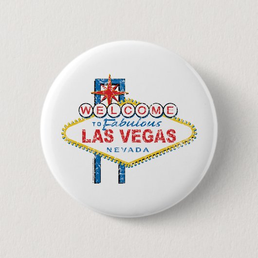 Welkom in Fabulous Las Vegas Ronde Button 5,7 Cm (Voorkant)