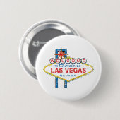 Welkom in Fabulous Las Vegas Ronde Button 5,7 Cm (Voorkant /achterkant)