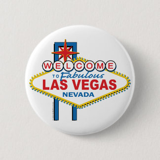 Welkom in Fabulous Las Vegas Ronde Button 5,7 Cm