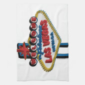 Welkom in Fabulous Las Vegas Theedoek (Verticaal)