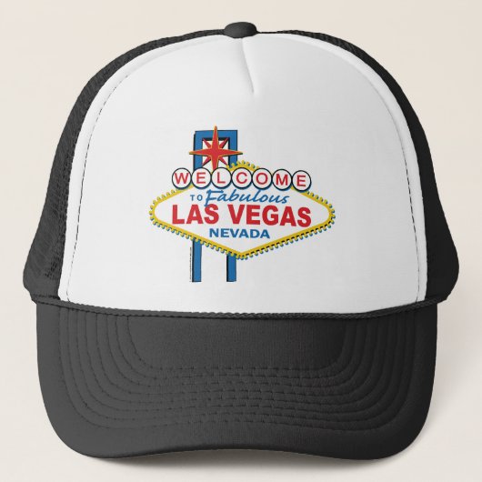 Welkom in Fabulous Las Vegas Trucker Pet (Voorkant)