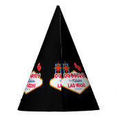 Welkom in Fabulous Las Vegas - Vegas reis Feesthoedjes (Achterkant)