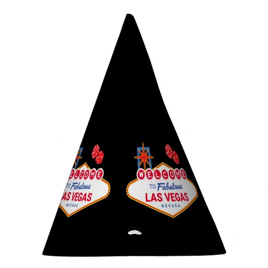 Welkom in Fabulous Las Vegas - Vegas reis Feesthoedjes (Rechts)