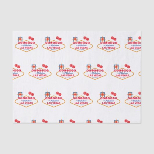 Welkom in Fabulous Las Vegas - Vegas reis Tissuepapier (Voorkant)