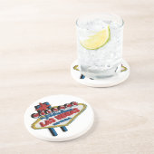 Welkom in Fabulous Las Vegas Zandsteen Onderzetter (Zijkant)