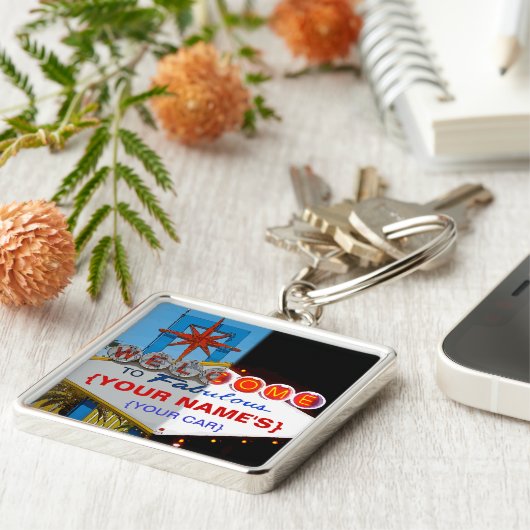 Welkom in Fabulous Your Car! Sleutelhanger (Zijkant)