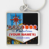 Welkom in Fabulous Your Car! Sleutelhanger (Voorkant)