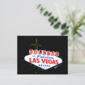 Welkom in Fabuous Las Vegas Nevada Sin City Briefkaart (Staand voorkant)