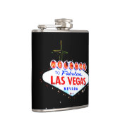 Welkom in Fabuous Las Vegas Nevada Sin City Heupfles (Rechts)