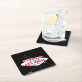 Welkom in Fabuous Las Vegas Nevada Sin City Kartonnen Onderzetters (Insitu)