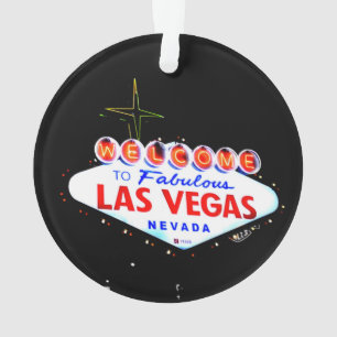 Welkom in Fabuous Las Vegas Nevada Sin City Ornament