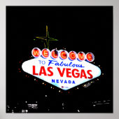 Welkom in Fabuous Las Vegas Nevada Sin City Poster (Voorkant)