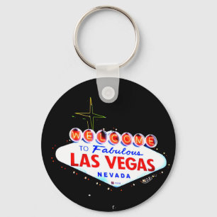 Welkom in Fabuous Las Vegas Nevada Sin City Sleutelhanger