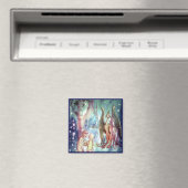 Welkom in Fairyland Square Magnet (Insitu (Vaatwasser))