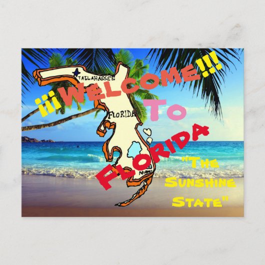 Welkom in Florida Briefkaart (Voorkant)