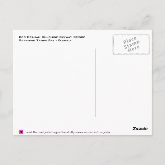 Welkom in Florida Briefkaart (Achterkant)