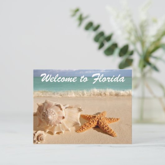 Welkom in Florida Briefkaart (Staand voorkant)
